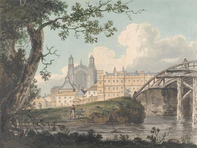 Eton College from Datchet Road by Thomas Girtin